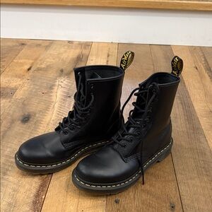 Women’s Dr. Martens Black Real Leather Boots